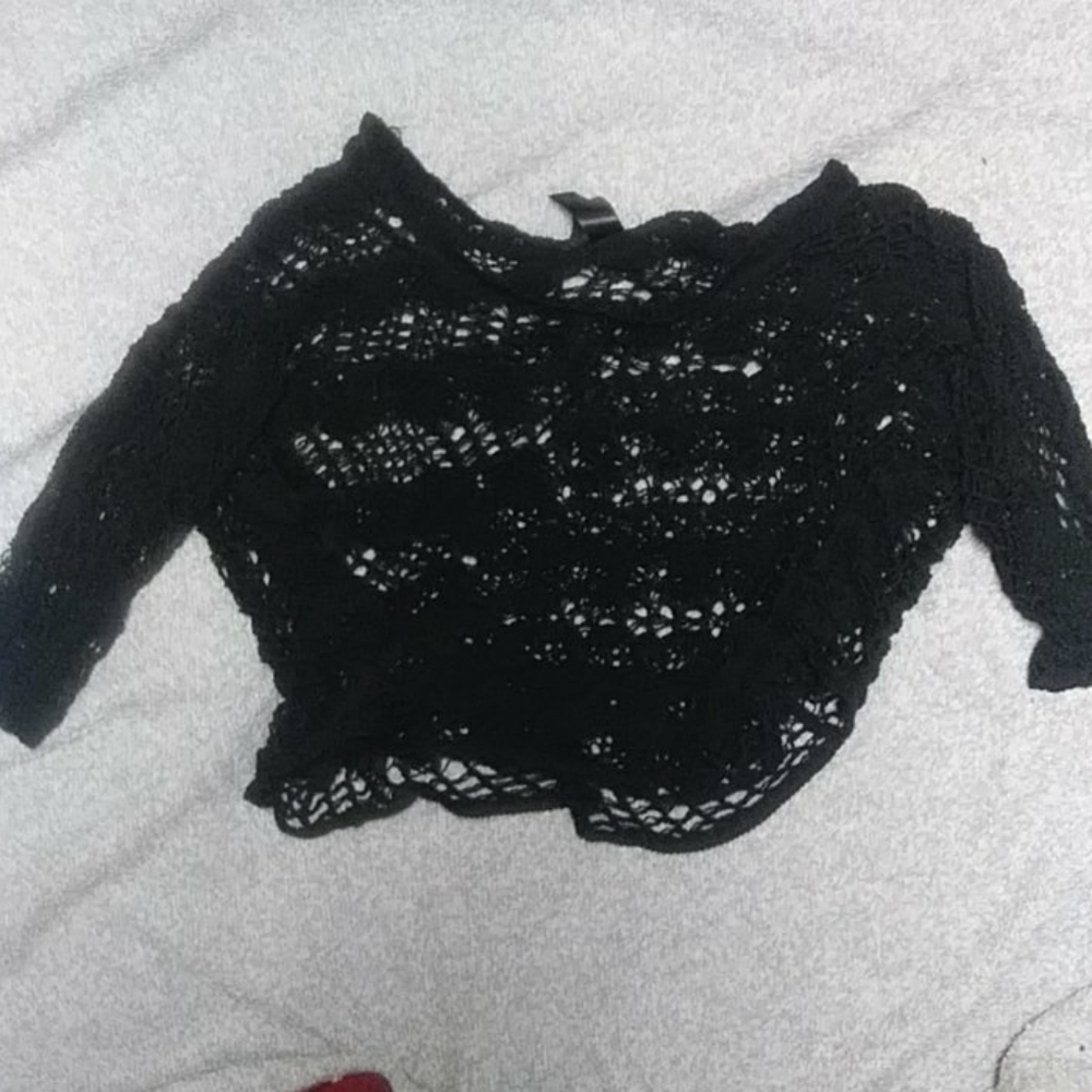 Sexy black see through